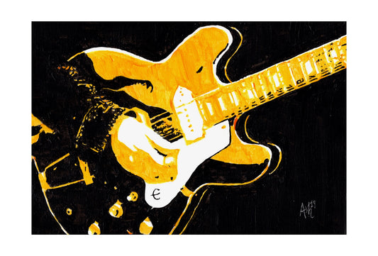 Epiphone Guitar Signed Print (various sizes)