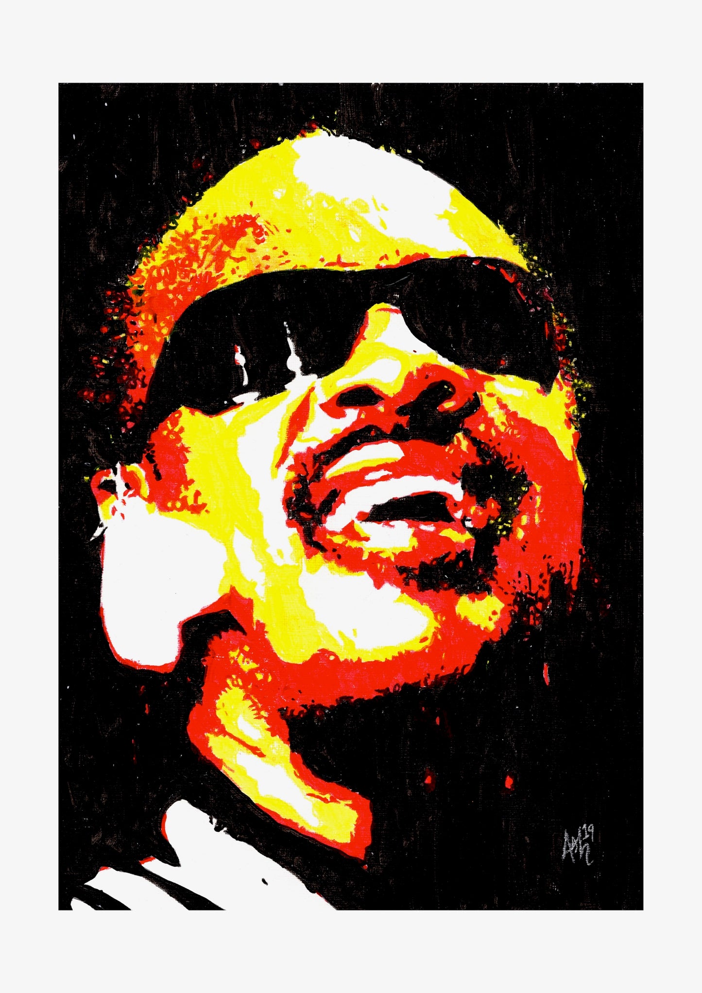 Stevie Wonder Signed Print (various sizes)