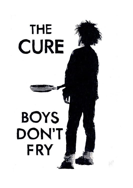 The Cure Boys Don't Fry Signed Print (various sizes)