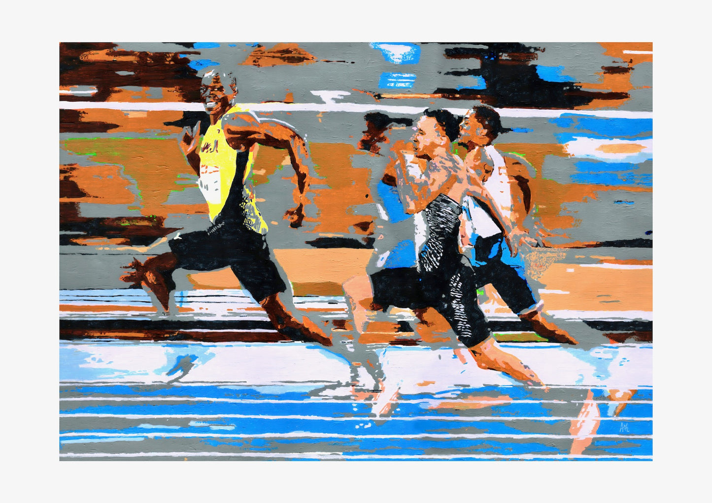 Usain Bolt Signed Print