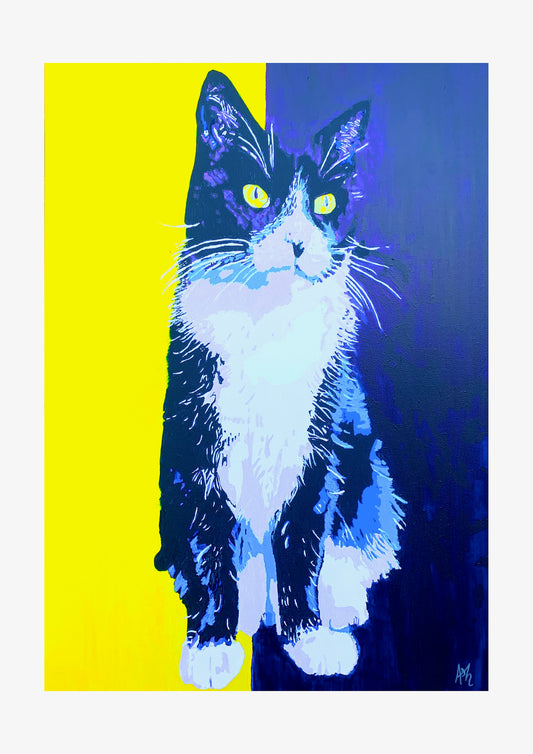 Ron Cat Signed Print