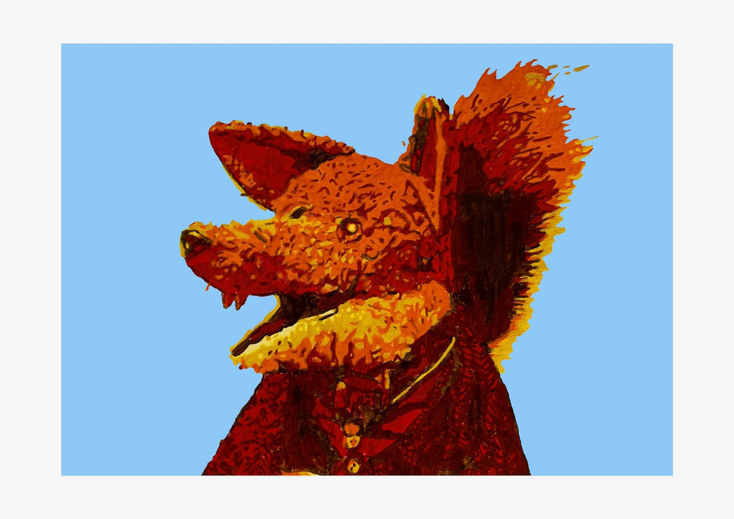 Basil Brush Signed Print (various sizes)