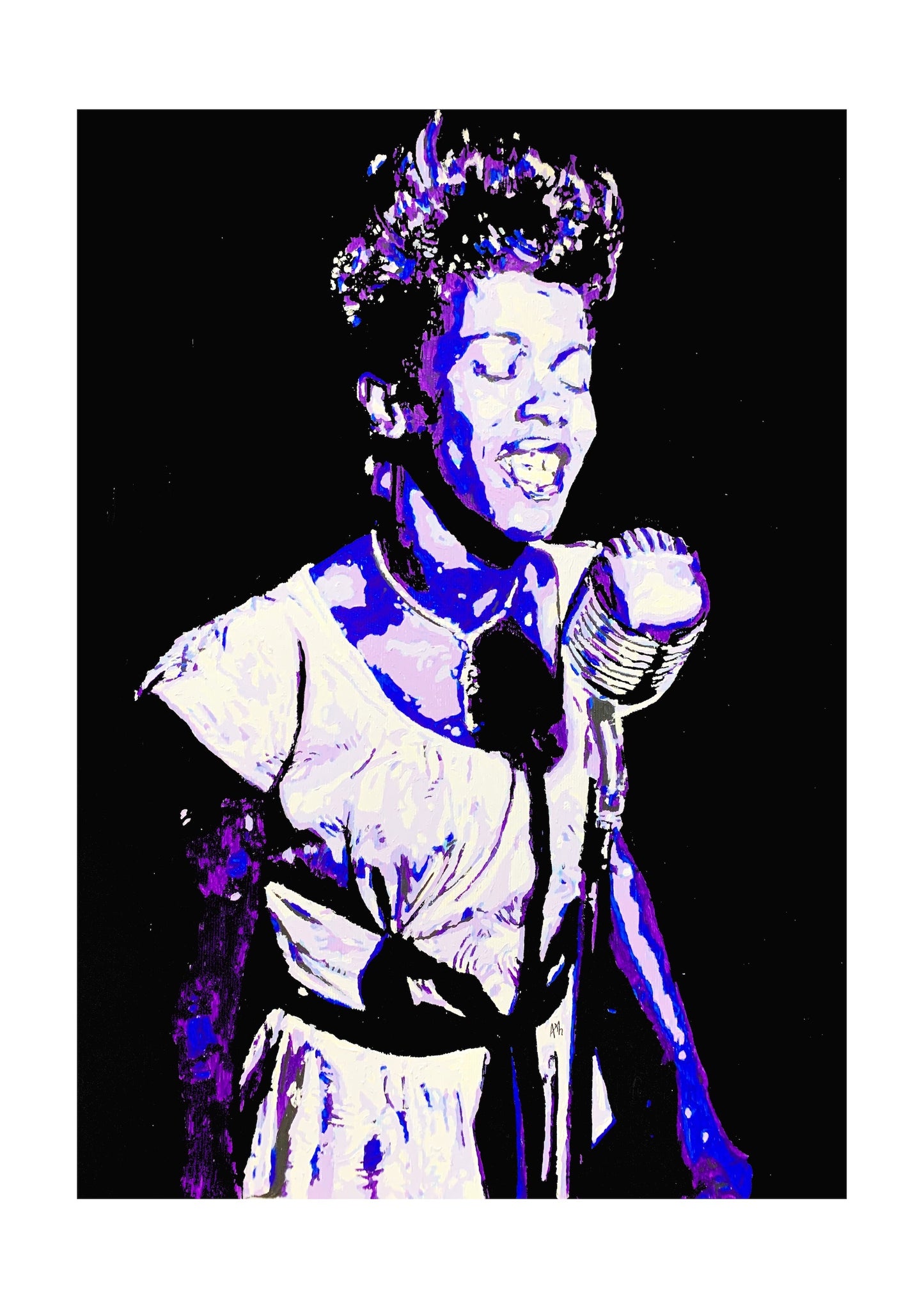 Sarah Vaughan Signed Print (various sizes)