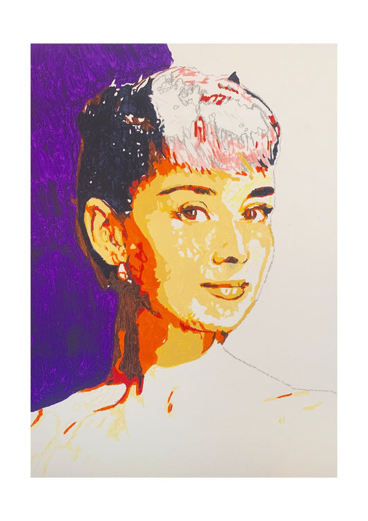 Audrey Hepburn IV Signed Print (various sizes)