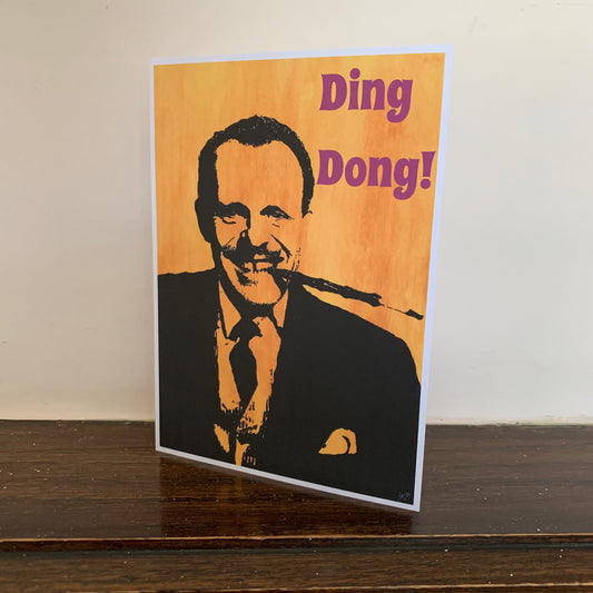 Terry Thomas Ding Dong Romantic Valentines Card: 13 x 18cm