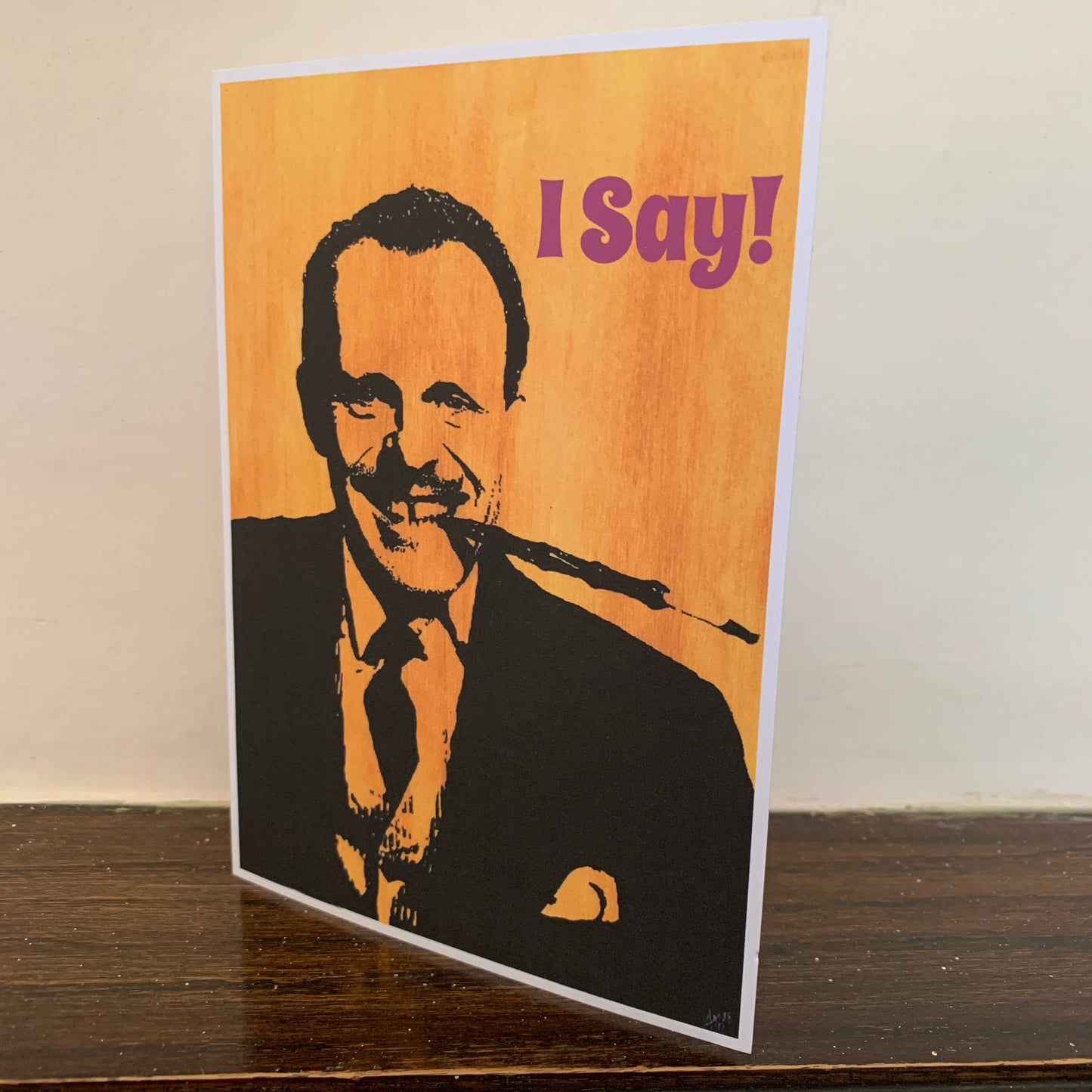 Terry Thomas I Say! Romantic Valentines Card: 13 x 18cm