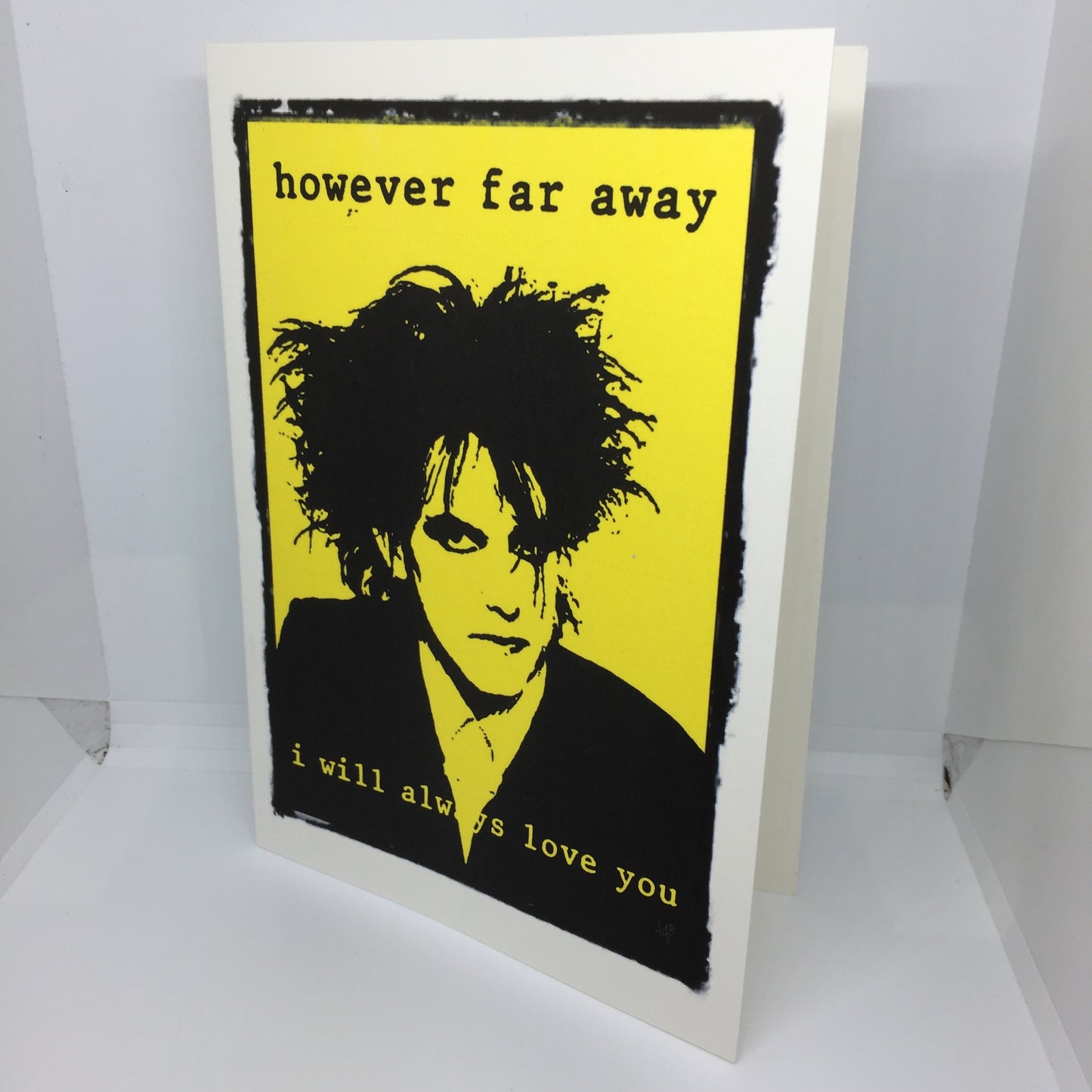 Robert Smith The Cure Romantic Valentines Card: 13 x 18cm