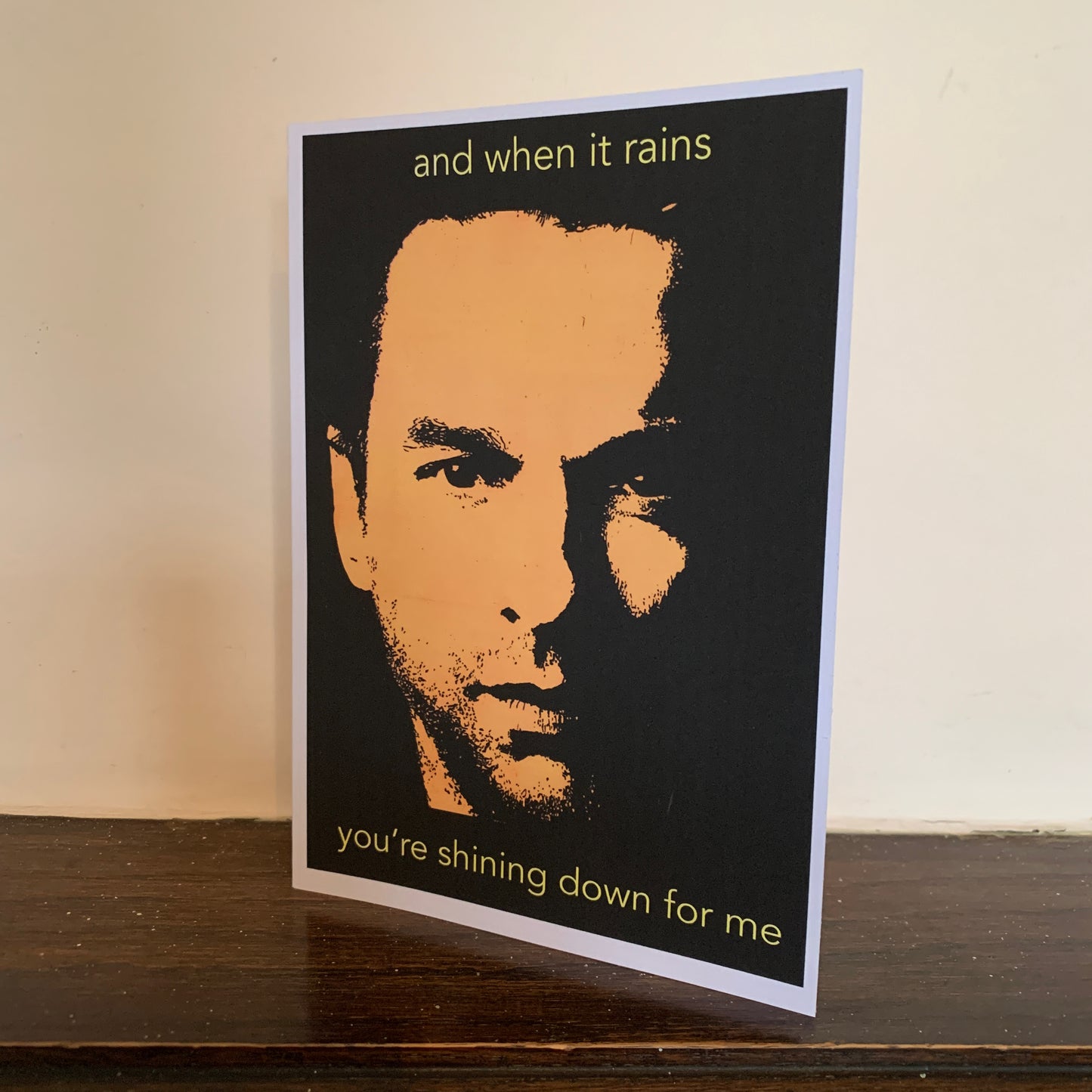 Depeche Mode Dave Gahan Romantic Valentines Card: 13 x 18cm