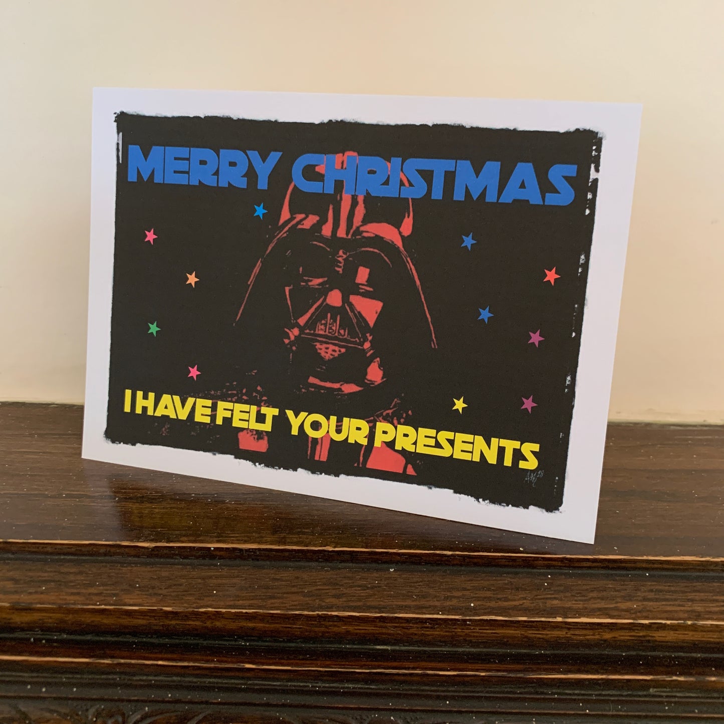 Darth Vader Christmas Card: 13 x 18cm