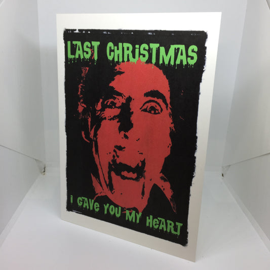 Dracula Wham Christmas Card: 13 x 18cm