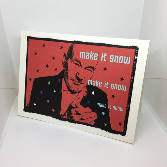 Picard Christmas Card: 13 x 18cm