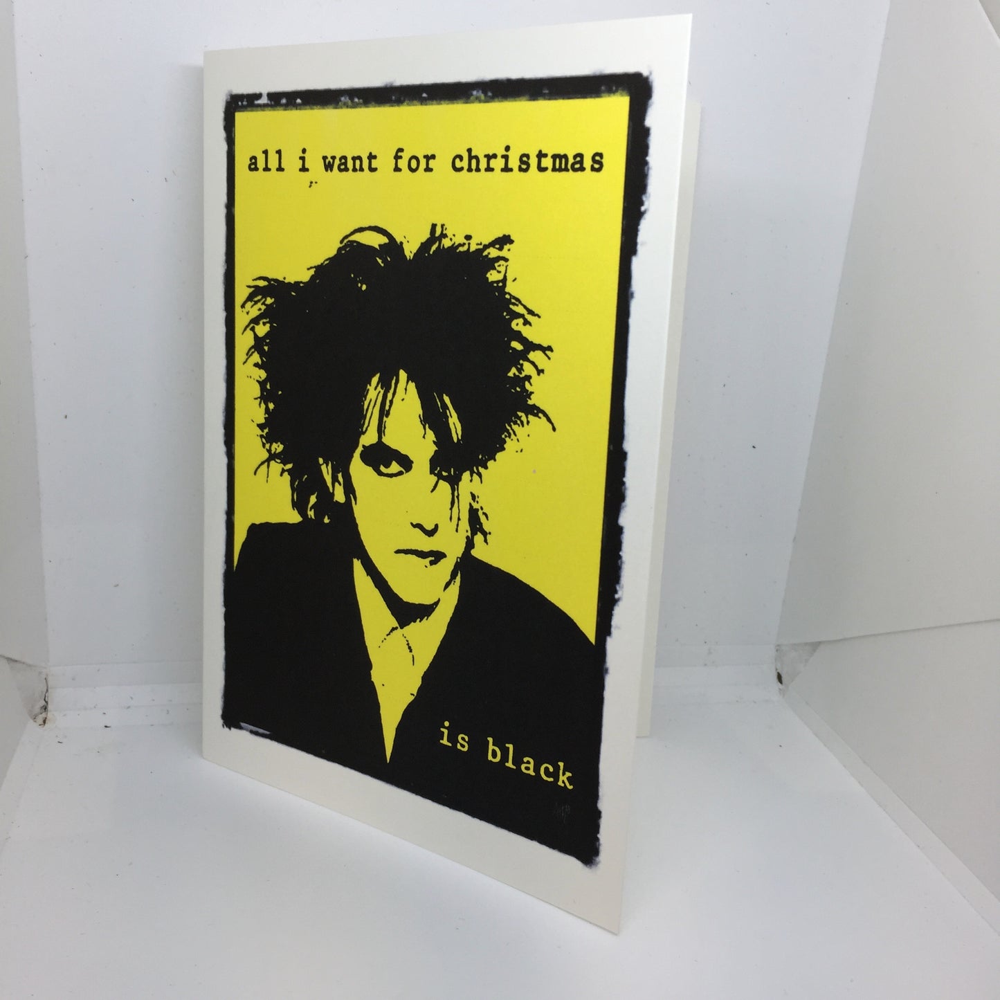 Robert Smith The Cure Christmas Card: 13 x 18cm