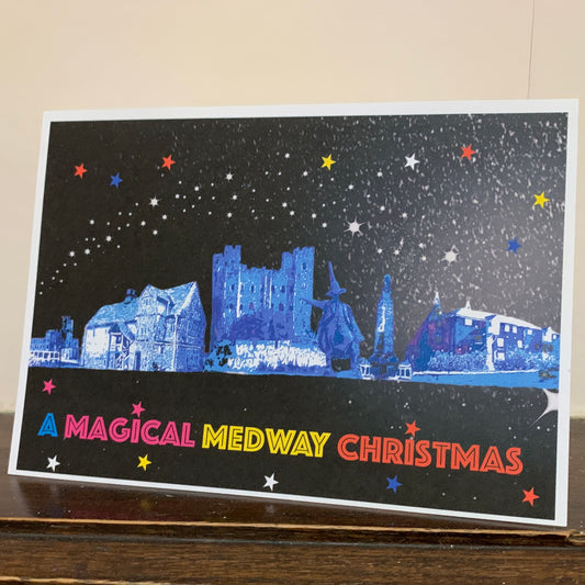 Magical Medway Christmas Card: 13 x 18cm