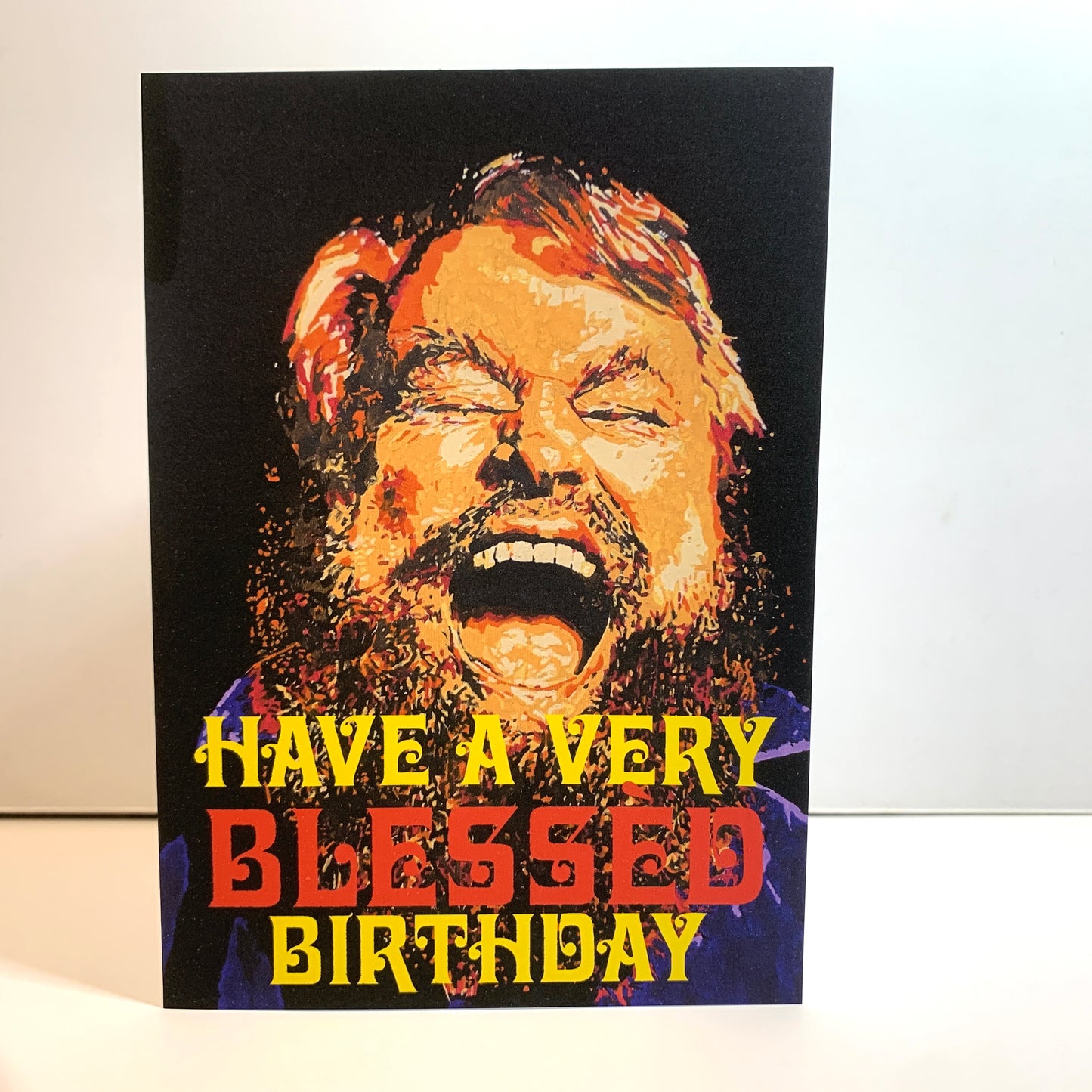 Brian Blessed Birthday Card: 13 x 18cm