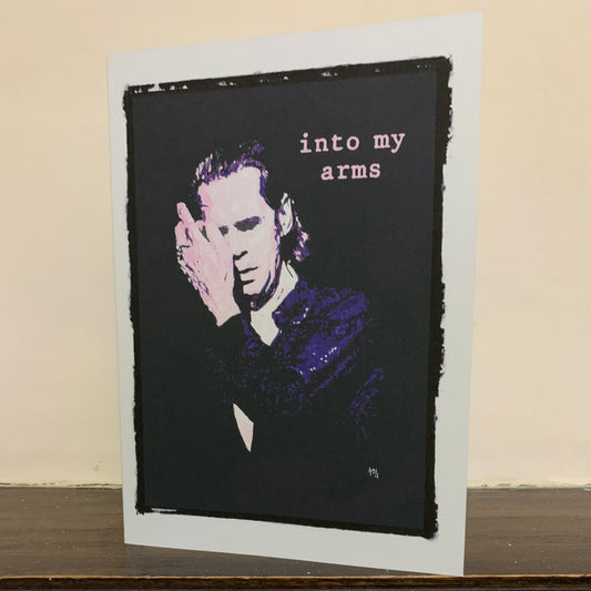 Nick Cave Into My Arms Valentines Card: 13 x 18cm