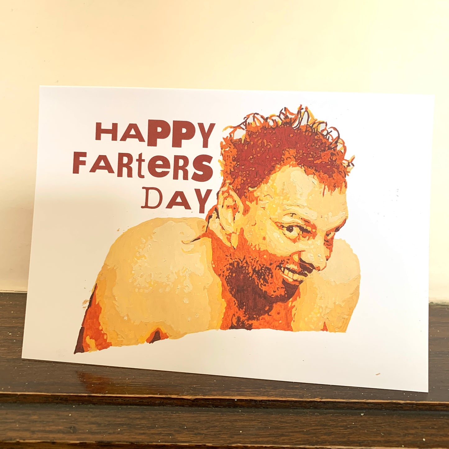 Father's Day Rik Mayall (The Young Ones) Card: 13 x 18cm