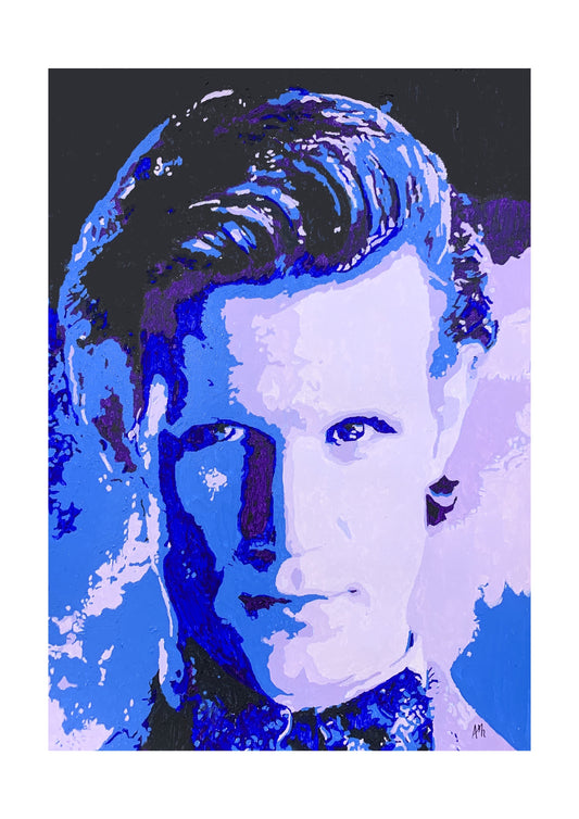 Dr Who 11th Doctor Matt Smith Signed Print
