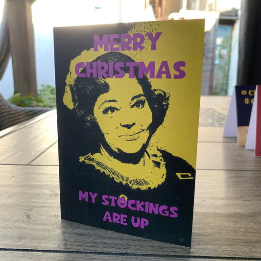 Carry On Hattie Jacques Christmas Card: 13 x 18cm