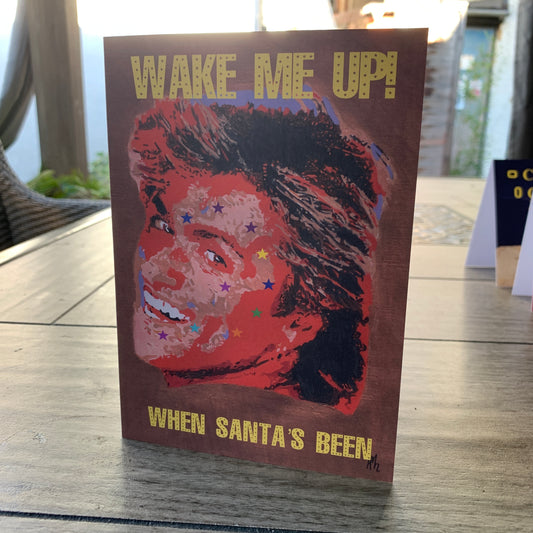 George Michael Wham Christmas Card: 13 x 18cm