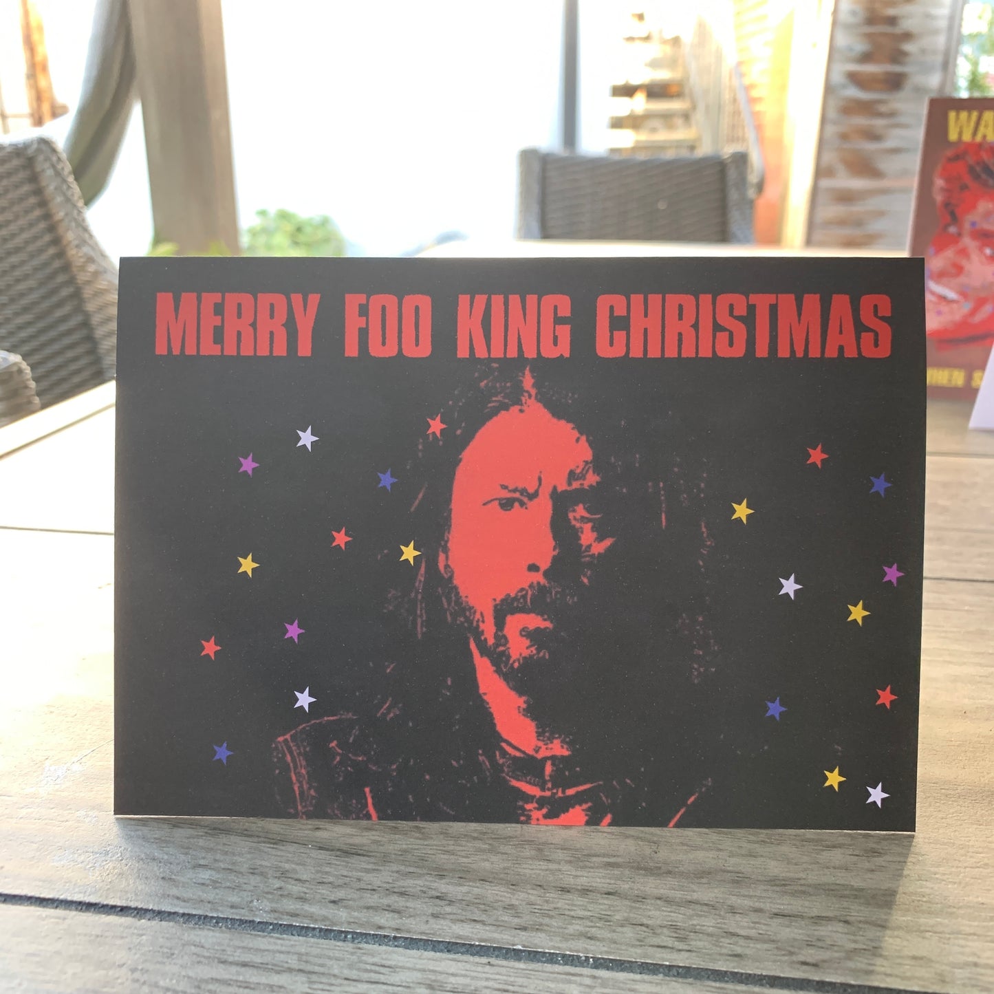 Dave Grohl Foo Fighters Christmas Card: 13 x 18cm
