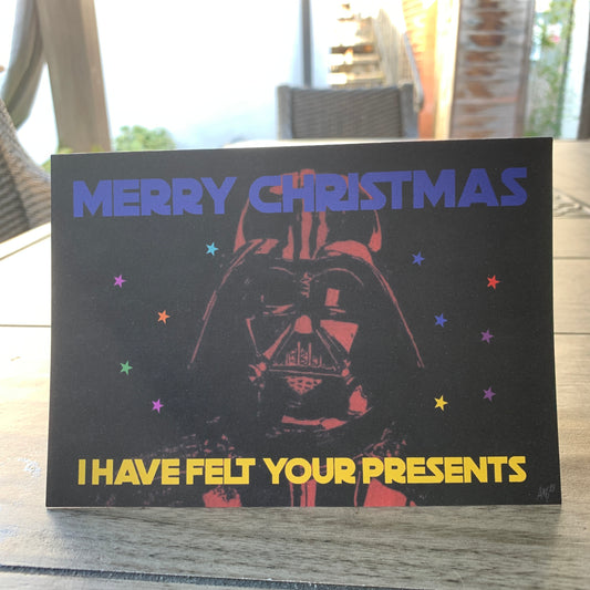 Darth Vader Christmas Card: 13 x 18cm