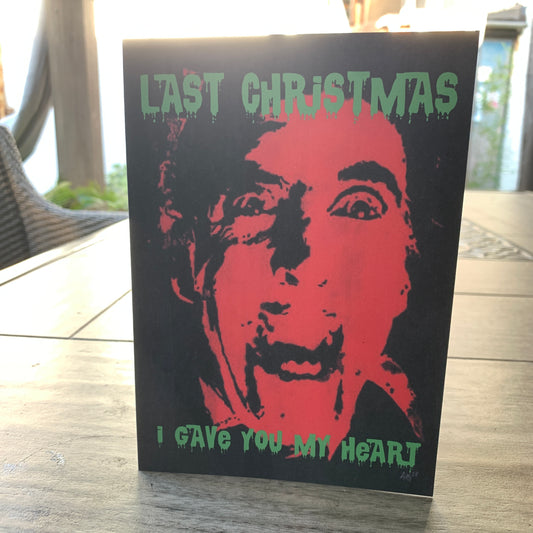 Dracula Wham Christmas Card: 13 x 18cm