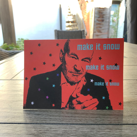 Picard Christmas Card: 13 x 18cm