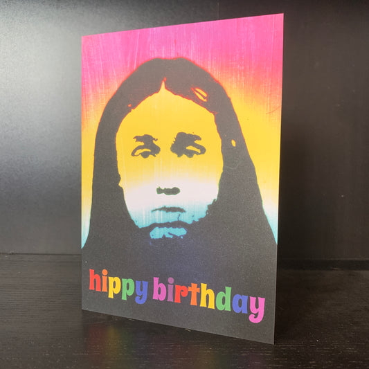 Neil Young Ones Hippy Brthday Card: 13 x 18cm