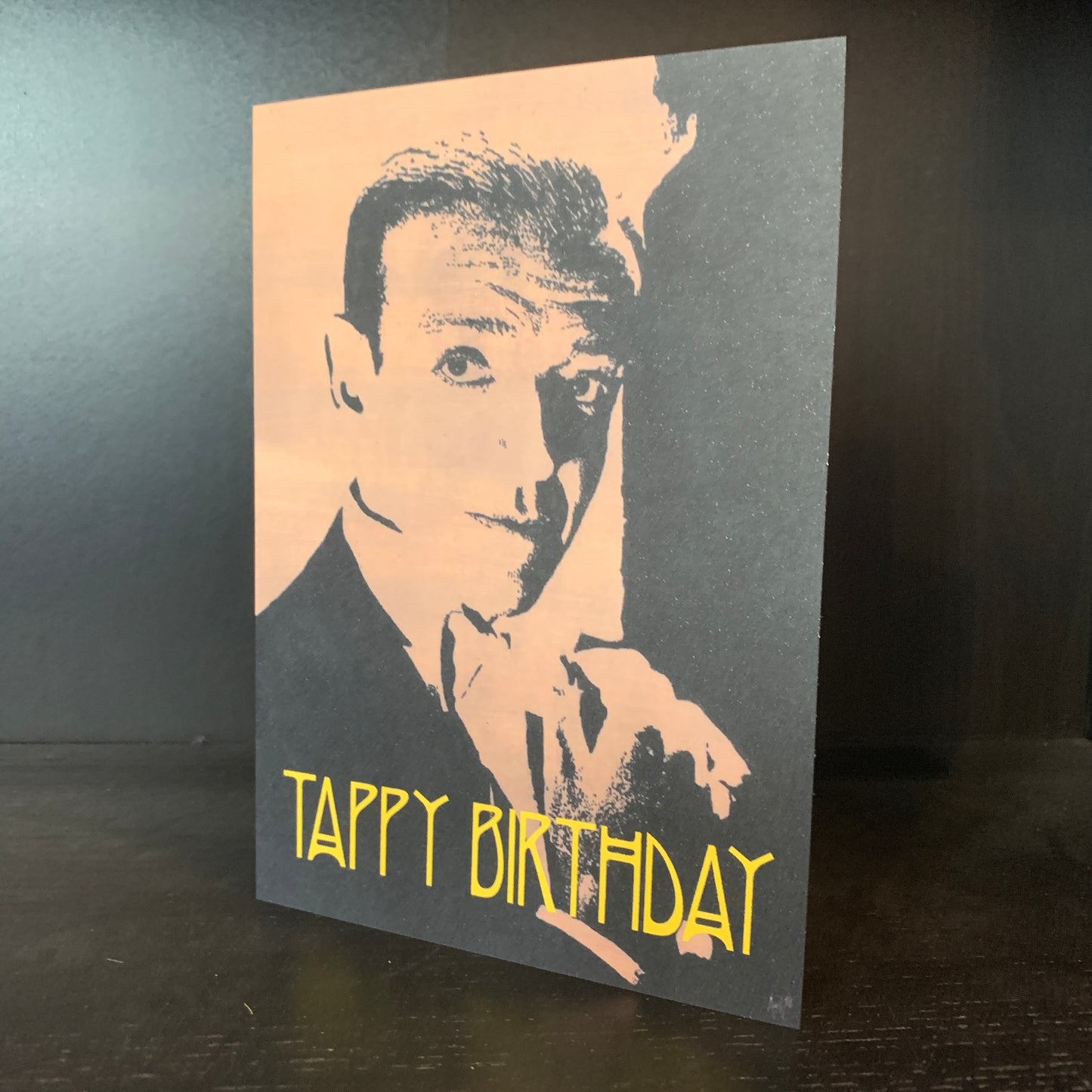 Fred Astaire Tappy Birthday Card: 13 x 18cm