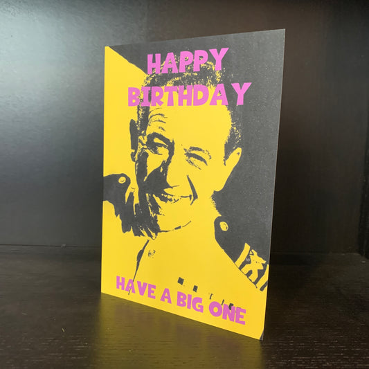 Carry On Sid James Birthday Card: 13 x 18cm