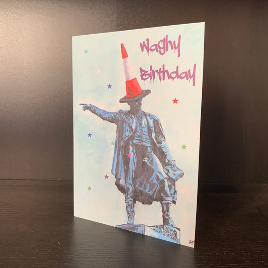 Medway Waghorn Birthday Card: 13 x 18cm
