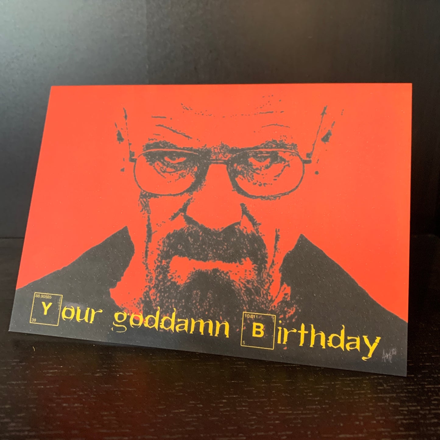 Breaking Bad Birthday Card: 13 x 18cm