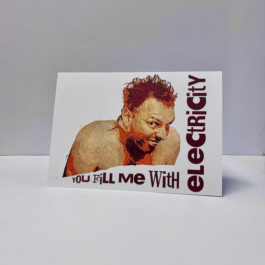 Rik Mayall Young Ones Romantic Valentines Card: 13 x 18cm