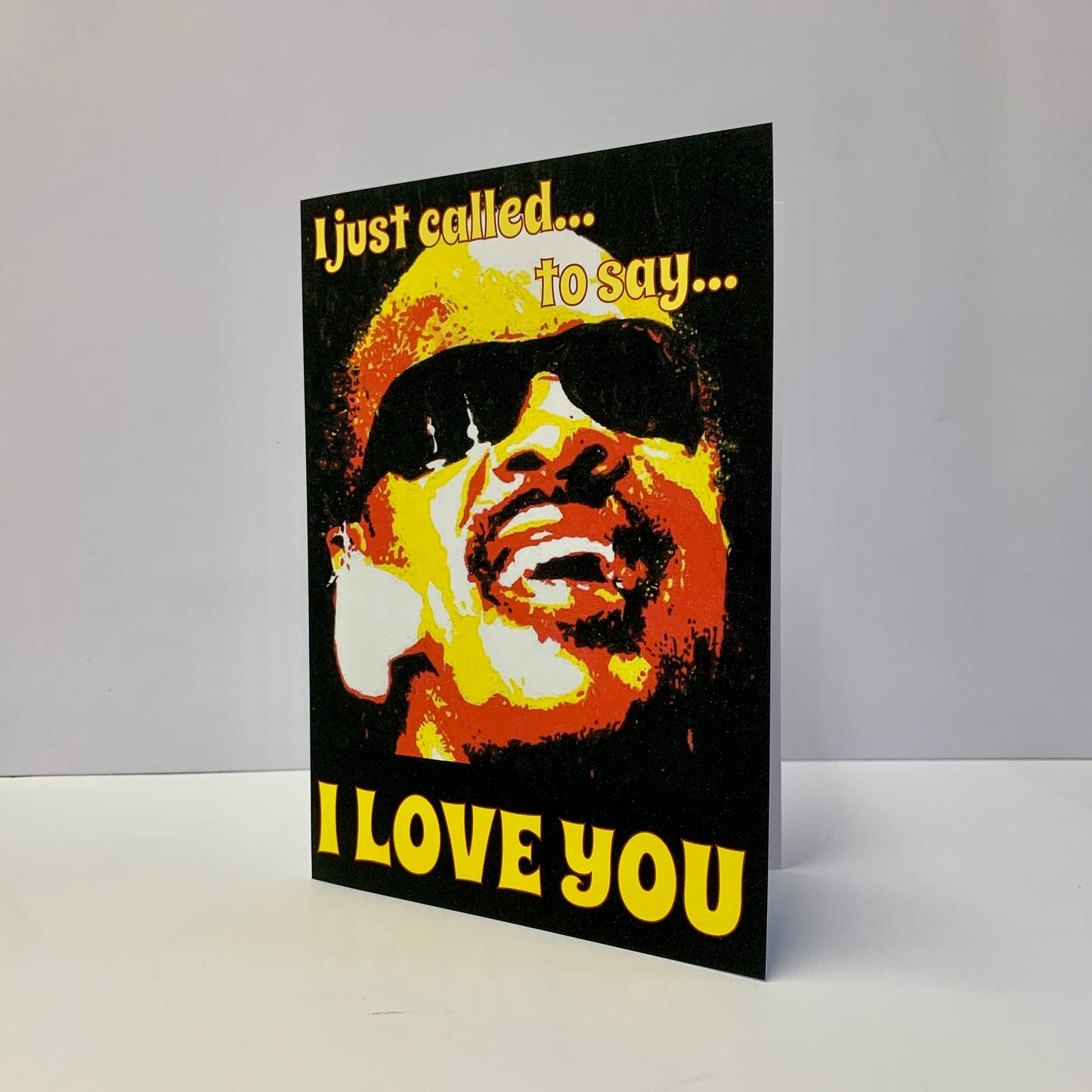 Stevie Wonder Romantic Valentines Card: 13 x 18cm