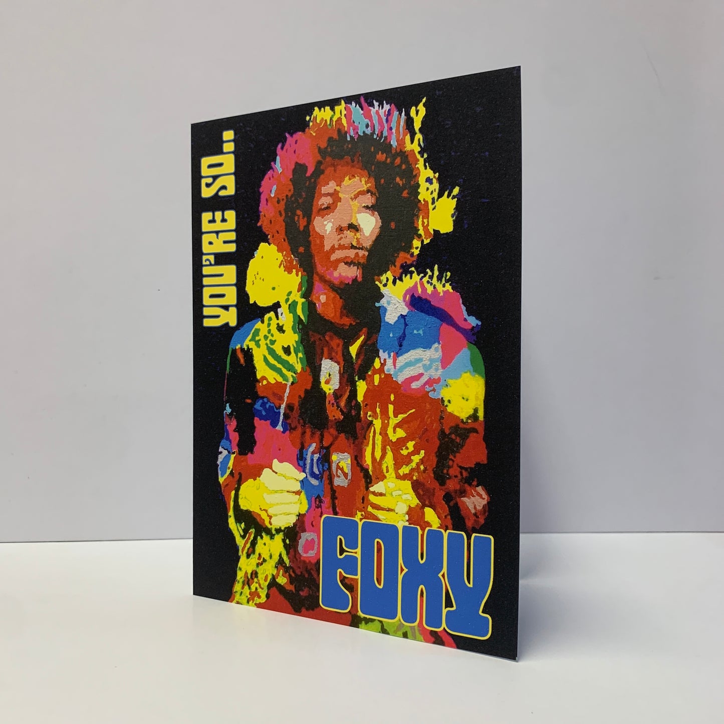 Jimi Hendrix Romantic Valentines Card: 13 x 18cm