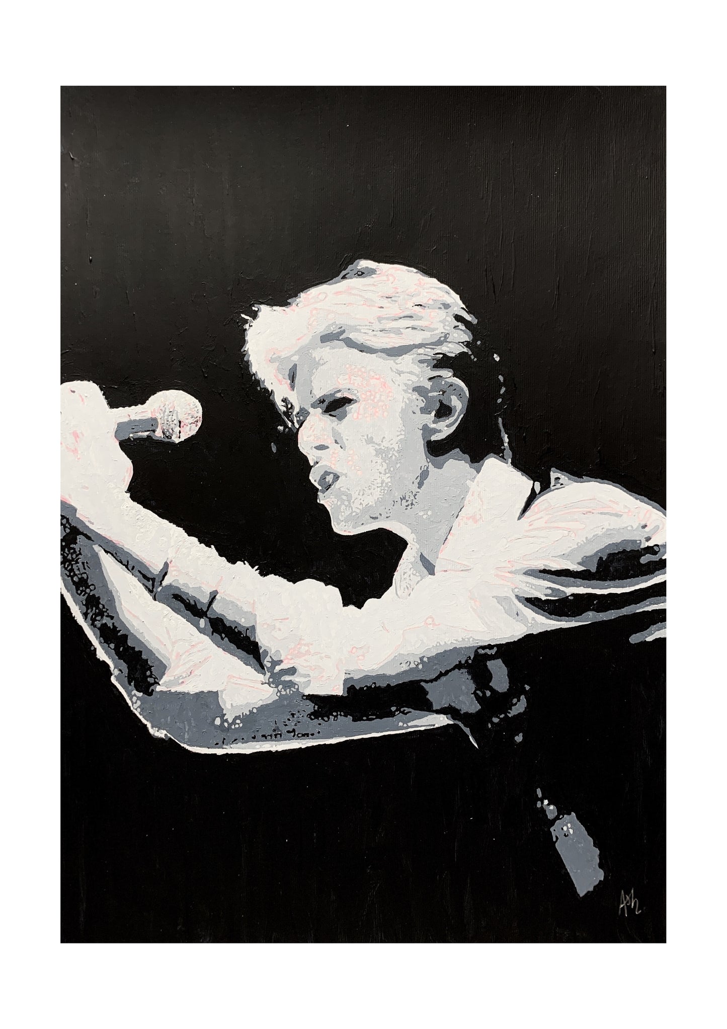 David Bowie Thin White Duke 1976 Signed Print (various sizes)