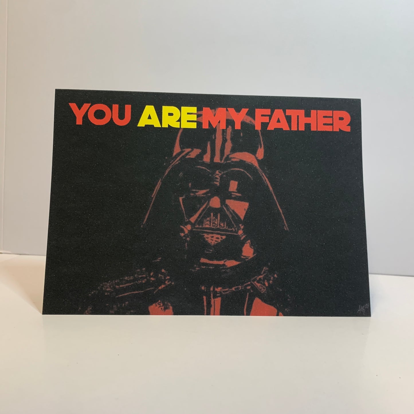 Father's Day Darth Vader Card: 13 x 18cm