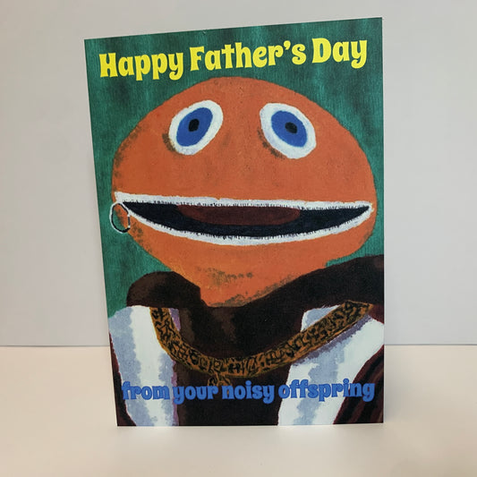 Father's Day Zippy Rainbow Noisy Offspring Card: 13 x 18cm